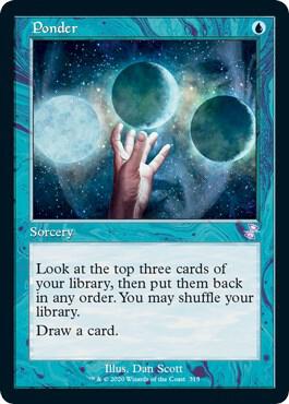 Ponder card from Time Spiral: Remastered
