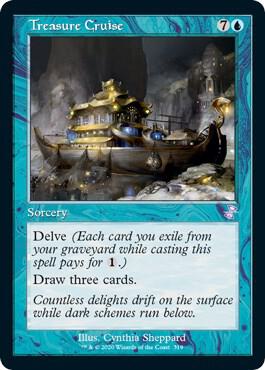 Treasure Cruise card from Time Spiral: Remastered