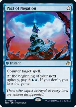 Pact of Negation card from Time Spiral: Remastered
