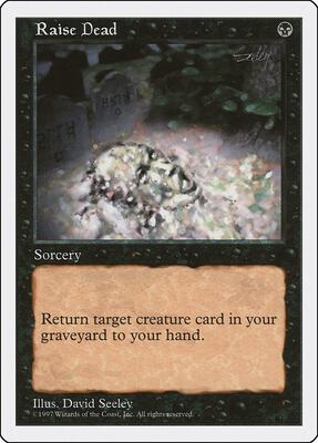 Raise Dead card from Fifth Edition