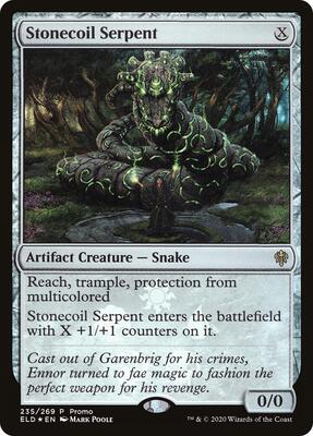Stonecoil Serpent card from Media Promos