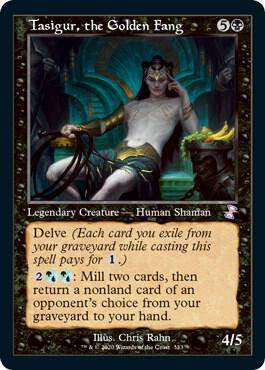 Tasigur, the Golden Fang card from Time Spiral: Remastered