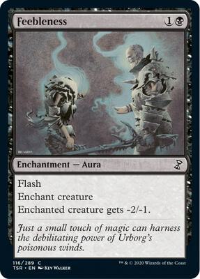 Feebleness card from Time Spiral: Remastered