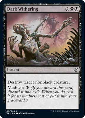 Dark Withering card from Time Spiral: Remastered