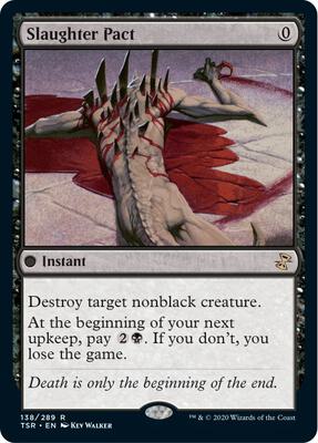 Slaughter Pact card from Time Spiral: Remastered