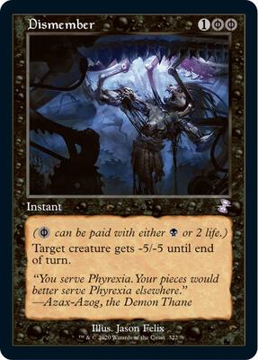Dismember card from Time Spiral: Remastered