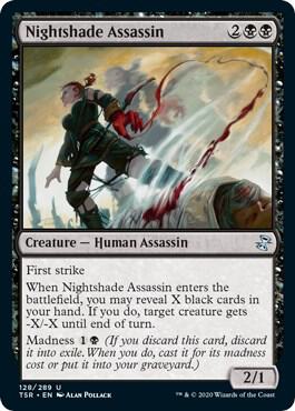 Nightshade Assassin card from Time Spiral: Remastered