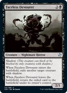 Faceless Devourer card from Time Spiral: Remastered