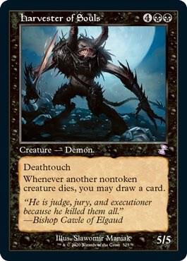 Harvester of Souls card from Time Spiral: Remastered