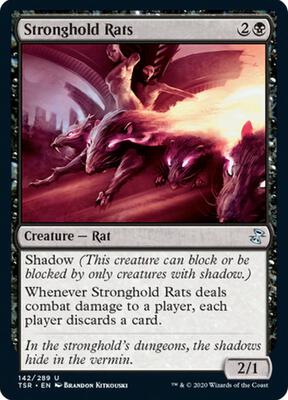 Stronghold Rats card from Time Spiral: Remastered