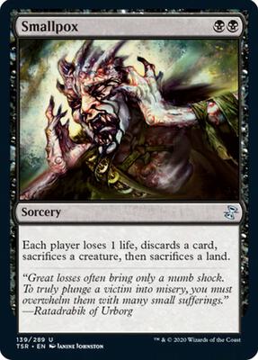 Smallpox card from Time Spiral: Remastered