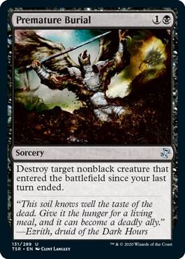 Premature Burial card from Time Spiral: Remastered