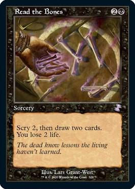 Read the Bones card from Time Spiral: Remastered