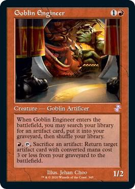 Goblin Engineer card from Time Spiral: Remastered