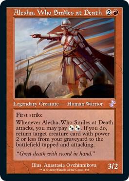 Alesha, Who Smiles at Death card from Time Spiral: Remastered