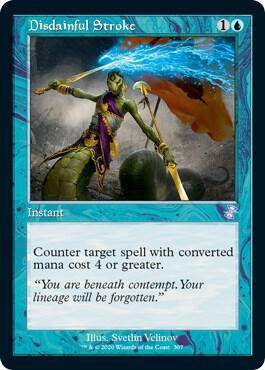 Disdainful Stroke card from Time Spiral: Remastered