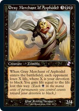 Gray Merchant of Asphodel card from Time Spiral: Remastered
