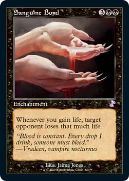 Sanguine Bond card from Time Spiral: Remastered
