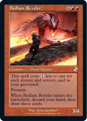Bedlam Reveler card from Time Spiral: Remastered