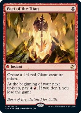 Pact of the Titan card from Time Spiral: Remastered
