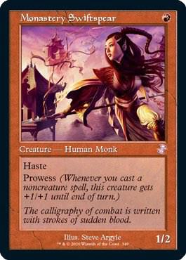 Monastery Swiftspear card from Time Spiral: Remastered