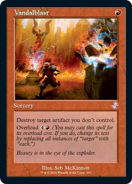Vandalblast card from Time Spiral: Remastered