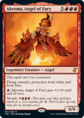 Akroma, Angel of Fury card from Time Spiral: Remastered