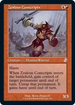 Zealous Conscripts card from Time Spiral: Remastered