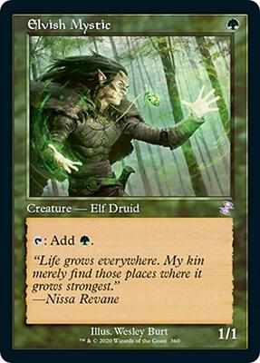 Elvish Mystic card from Time Spiral: Remastered