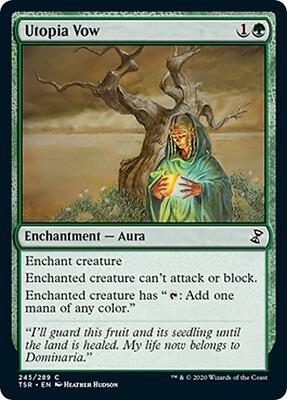 Utopia Vow card from Time Spiral: Remastered