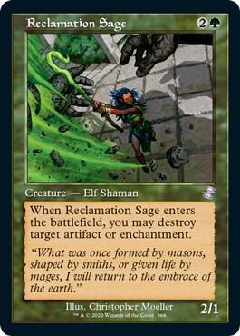 Reclamation Sage card from Time Spiral: Remastered