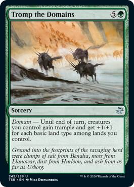Tromp the Domains card from Time Spiral: Remastered