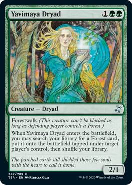 Yavimaya Dryad card from Time Spiral: Remastered