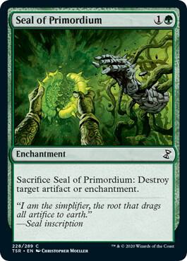 Seal of Primordium card from Time Spiral: Remastered