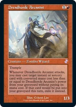 Dreadhorde Arcanist card from Time Spiral: Remastered