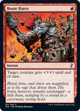 Brute Force card from Time Spiral: Remastered