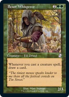Beast Whisperer card from Time Spiral: Remastered
