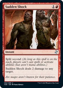 Sudden Shock card from Time Spiral: Remastered