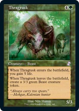 Thragtusk card from Time Spiral: Remastered