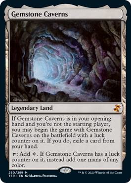 Gemstone Caverns card from Time Spiral: Remastered