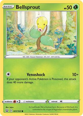 Bellsprout card from SWSH05: Battle Styles