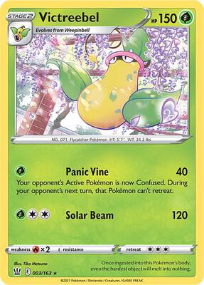 Victreebel card from SWSH05: Battle Styles