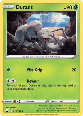 Durant card from SWSH05: Battle Styles