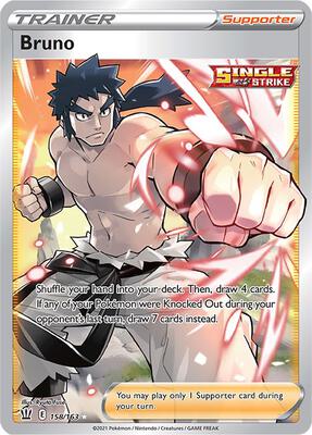 Bruno (Full Art) card from SWSH05: Battle Styles