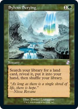 Sylvan Scrying card from Time Spiral: Remastered