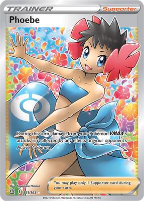 Phoebe (Full Art) card from SWSH05: Battle Styles