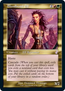 Bloodbraid Elf card from Time Spiral: Remastered