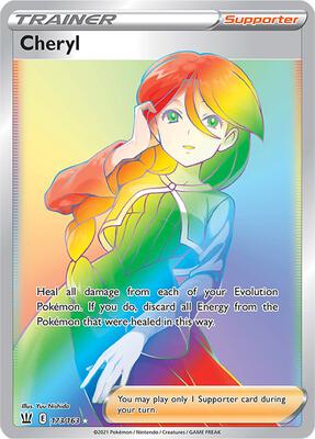 Cheryl (Secret) card from SWSH05: Battle Styles