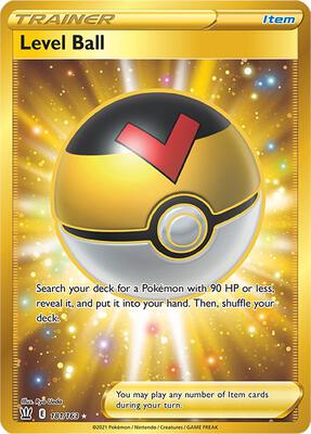 Level Ball (Secret) card from SWSH05: Battle Styles