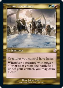 Temur Ascendancy card from Time Spiral: Remastered